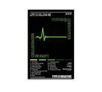 XQHMEP Type O Negative Poster Album-Life Is Killing Me Poster Canvas Wall Art for Home Living Room Bedroom Decor Painting 16x24inch(40x60cm) Unframe-style