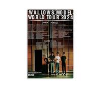 XQHMEP Wallows Poster Model Tour Poster Canvas Wall Art for Home Living Room Bedroom Decor Painting 12x18inch(30x45cm) Unframe-style