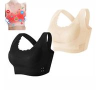 XQILGVF Detoxification and Shaping and Powerful Lifting Bra, Ion Lifting Correction Detoxification Bra, Seamless Push Up Bra