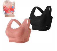 XQILGVF Detoxification and Shaping and Powerful Lifting Bra, Ion Lifting Correction Detoxification Bra, Seamless Push Up Bra