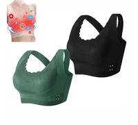 XQILGVF Detoxification and Shaping and Powerful Lifting Bra, Ion Lifting Correction Detoxification Bra, Seamless Push Up Bra