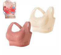 XQILGVF Detoxification and Shaping and Powerful Lifting Bra, Ion Lifting Correction Detoxification Bra, Seamless Push Up Bra
