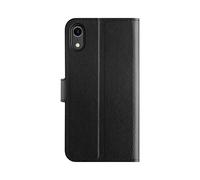 Xqisit Selection Mobile Phone Case 15.5 cm (6.1") Black Wallet Case for Mobile Phones (Wallet Case, Apple, iPhone XR, 15.5 cm (6.1"), Black)