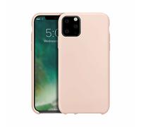 XQISIT Silicone Case for iPhone 11 Pro Max 6.5" Nude Pink Soft Touch Cover