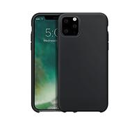 XQISIT Silicone Case for iPhone 11 Pro Max 6.5" Black Soft Touch Cover