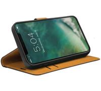 XQISIT Slim Wallet for iPhone 12 Mini 5.4" Black Case with Stand Function