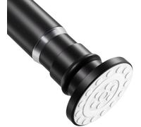XQIYY Small Shower Curtain Rod 18 to 32 Inches Short Tension Curtain Rod Adjustable Spring Tension Rod for Closet,Doorway,Windows Grey