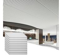 XQLY 16 Pack 3D Wall Panels for Interior Wall Decor, White/Black Accent Textured Wall Panels, Wall Covering Panles for Living Room, Gaming Room, TV Background, Christmas Decorations