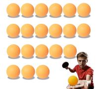 XQLY 20 Pack Orange Ping Pong Balls, 40mm Plain Table Tennis Balls, Suitable for pong balls parties, High Bounce Durable Premium Plastic Balls for Competition, Pet Toys, Family Games, DIY Craft