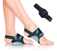 XQMMGO 1 Pairs Plantar Fasciitis Support-Brace, Adjustable Arch Support Sleeve, with Cushioning Gel Pads, for Pain Relief, Compression Foot-Support for Flat Feet, Fallen Arches, Men & Women