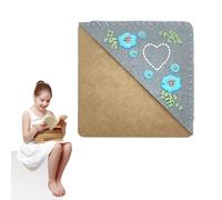 XQMMGO Hand Embroidered Corner Bookmark, Hand Stitched Felt Corner Bookmark, Personalised Bookmarks, for Women Men Students Book Reading Lovers Meaningful Gift(Winter)