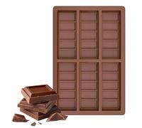 XQMMGO Silicone Baking Moulds, Non-Stick Chocolate Bar Mold, Reusable Rectangle Cake Mould for Truffles, Cheese, Tuille, Fudge, Energy Bars, DIY Desserts, Kitchen Essentials