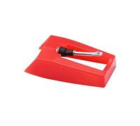 XQMY Record Player Needle, Diamond & Metal Stylus for Vinyl Turntable, 78 RPM Support, Modern Design, Red