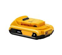 Xqscvqwfa 20V 2Ah Lithium Battery Compatible for DeWalt Replaceable DCB184 DCB200 DCF892 DCF845 DCF850 DCF911 DCD800 DCD805 Tools Parts