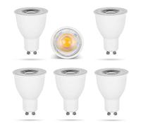 XQSSB Super Bright 9W 12W GU10 LED Bulb 110V 220V LED Spotlight Warm/Natural/Cool White GU10 LED Spotlight No Strobe Living Room Bedroom Lights (5pcs),cool white,12W