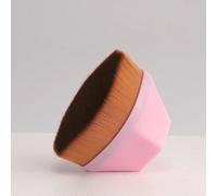 XQYINGXXD Magic Foundation Brush, Petal Traceless Makeup Brush, Portable Foundation, Makeup Brush, Beauty Tool, Pink Brown Hair + Storage Box