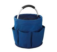 XQZMD Cleaning Organiser Basket, Oxford Cloth Gardening Tools Organizer with Handle, Collapsible Lightweight Cleaning Caddy Organizer for Home, Craft (Blue)