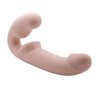 Remote Control Inflatable Vibrating Silicone Ergo Fit Strapless Strap-On