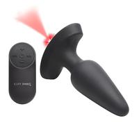 XR Brands Anal Plugs-AG805-MED Black One Size