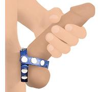 XR Brands Cock Gear AG844-Blue Blue One Size