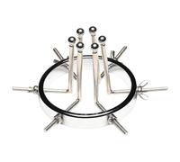 XR Brands Oculus - Stainless Steel Expander (Silver)