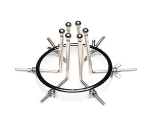 XR Brands Oculus - Stainless Steel Expander (Silver)