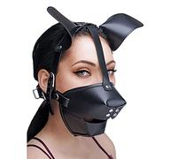 XR Brands Pup Puppy Play Hood + Breathable Ball Gag