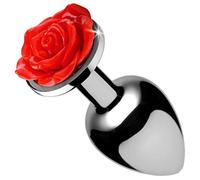XR Brands Red Rose - Large Anal Plug