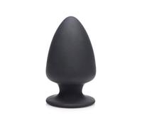 XR Brands Squeezable Small Anal Plug - Black