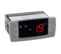 XR02CX-4N1F1 Digital Thermostat Temperature Controller for Refrigerator and Freezer, Intelligent Alarm, Precise -40~+99℃ Control, Embedded Installation, Red LED Display, ABS Housing