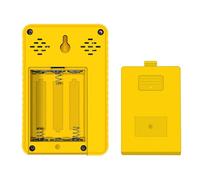 XR3 BR-9C Digital Nuclear Radiation Detector for Beta, Gamma & X-for Ray - High-Sensitivity Tube, 20 keV-3.0 MeV Range, ABS Housing, Yellow