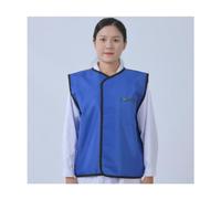 Xray Lead Apron Soft-Touch 0.35/0.5mmPb Fabric, Half Radiation Shield Protective Apron, Lightweight(0.5mmPb,S)