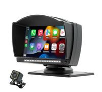 XRC TECH 4.7 Inch IPS Touch Screen,Portable Car Stereo for Wireless Carplay Android Auto Automatic Multimedia Player, Bluetooth Handsfree, Mirror Link, FM/USB/TF