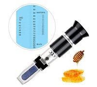 XRCLIF Honey Refractometer, Portable Hand Held Honey Tester with LCD Display(Baume:38-43°;Brix:58-92%;Water:12-27%), Sugar Content Meter for Honey Fruit Beverages etc.