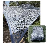 Xrdbfd Camouflage Netting 2x3/3x4/4x5/5x6/6x8m, Sunscreen Camo Net, Grey Shade Net, Military Hunting Camouflage Net, Outdoor Reinforced Camo Netting,grey-1.5x1m/4.9 * 3.3ft