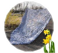 Xrdbfd Reinforced Camouflage Netting, 2x3/3x4/3x5/4x5/4x6/5x8m Grey Shade Net, Army Sunscreen Camouflage Net, Military Hunting Camo Netting, Car Covers,grey-1.5x2m/4.9 * 6.6ft