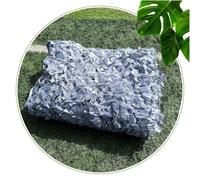 Xrdbfd Sunscreen Camoe Net, 2x4m 3x5m 4x6m 5x8m Military Reinforced Camouflage Netting, Grey, Outdoor Shade Net for Hunting Camping, Camouflage Tarpaulin,grey-3x6m/9.8 * 19.7ft