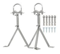 XRDS-RF Antenna Wall Mount 14 Inch Heavy-Duty Stand Off Wall Mast Mount Windproof Antenna Mounting Bracket for TV Antenna Mast (3-Leg + 2-Leg)