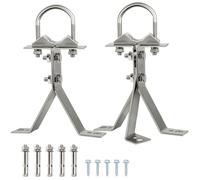 XRDS-RF Antenna Wall Mount 6 Inch Heavy-Duty Stand Off Wall Mast Mount Windproof Antenna Mounting Bracket (2-Leg + 3-Leg)