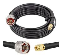 XRDS -RF MOOKEERF N to SMA Cable, 10ft N Male to SMA Male Coax Cable, 50 ohm KMR240 SMA to N Type Cable for Wifi Router, GPS Receiver, Antenna, Signal Booster Use