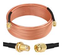 XRDS -RF SMA Cable 50FT, SMA Male to SMA Female Bulkhead RG316 SMA Extension Cable for 4G LTE Router Cellular SDR USB Dongle Receiver