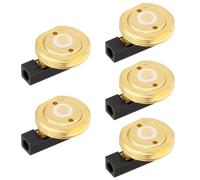 XRDS -RF Standard 3/4" NMO Antenna Mount 5PCS, Solid Brass NMO Hole Mount with UV PVC Sleeve & PTFE Insulator, Heavy Duty Brass Pin Connector for Ham Radio, Mobile Transceiver, Vehicle Roof Mount