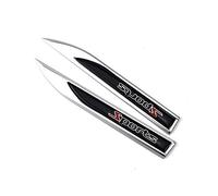 XRDSF 2Pcs Self-Adhesive Durable Car Emblem Sticker for Citroen C1 C3 C4 Cactus C-Zero Berlingo Multispace, Weatherproof, Stylish, and Personalized Decal Tailgate