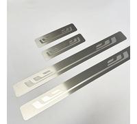 XRDSF 4pcs Stainless Steel Door Sill Protector Strips for Ford Transit Mk4 Mk5 Mk6 Mk7 (1991-2014), Non Slip Anti Scratch Scuff Styling Welcome Pedal Auto Threshold Kick Plates Car Sill Pedal