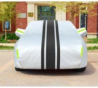 XRDSF Car Cover Waterproof All Weather for Automobiles for Lynk&Co 01 05 09 02 Lynk Co 03 EM-F 06, Outdoor Scratch-Resistant Windscreen Snow Covers Reflective Strips,A