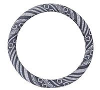 XRDSF Car Steering Wheel Cover for Aston Martin DB9 GT Volante 2004-2012 2015-2016, Leather Steering Wheel Cover Car Accessories for Men 37-38cm Thin Car Handle Cover,E