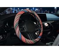 XRDSF Car Steering Wheel Cover for Aston Martin DB9 GT Volante 2004-2012 2015-2016, Leather Steering Wheel Cover Car Accessories for Men 37-38cm Thin Car Handle Cover,A