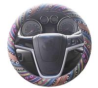 XRDSF Car Steering Wheel Cover for Aston Martin Rapide 2010-2013, Leather Steering Wheel Cover Car Accessories for Men 37-38cm Thin Car Handle Cover,C