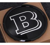XRDSF Logo Badge for Mercedes Benz Brabus W204, Car Logo Front Grill Emblem Badge Hood Trunk Rear Logo Badge Emblem Emblem Sticker Car Accessor,A