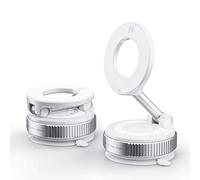 XRDSF Magnetic Phone Holder for Hyundai Santa Fe V (MX5) 2023, Car Phone Holder 360° Rotatable Suction Cup Mount Portable Retractable FoldingStrong Magnets,White